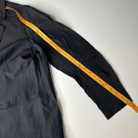 Kobi Halperin Black Lined Linen Blazer NWT- S - Picture 8 of 8